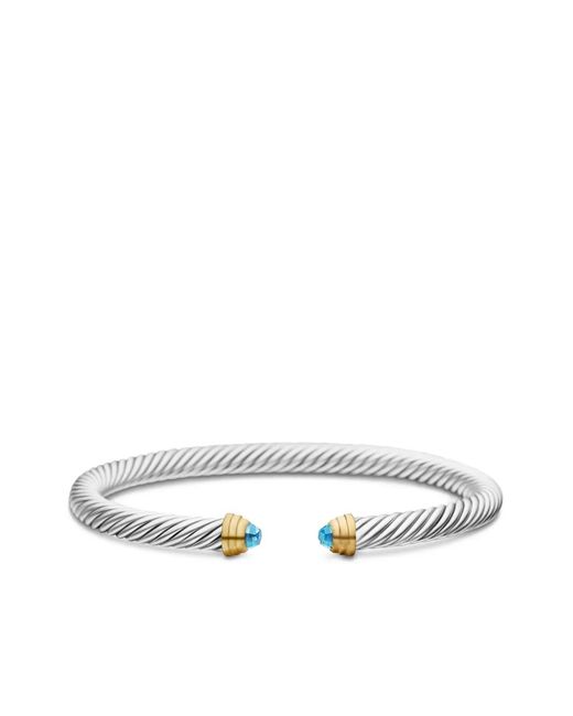 David Yurman Multicolor 14Kt And Sterling Classic Cable Bracelet (5Mm)