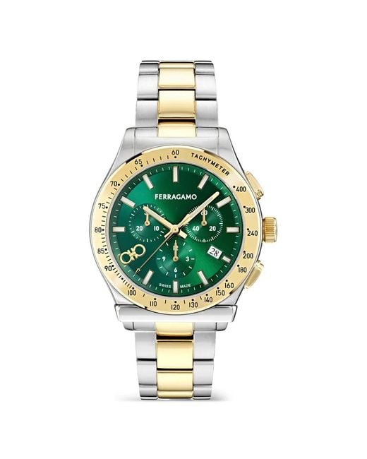 Ferragamo Metallic 1927 Chrono 42Mm Watch for men