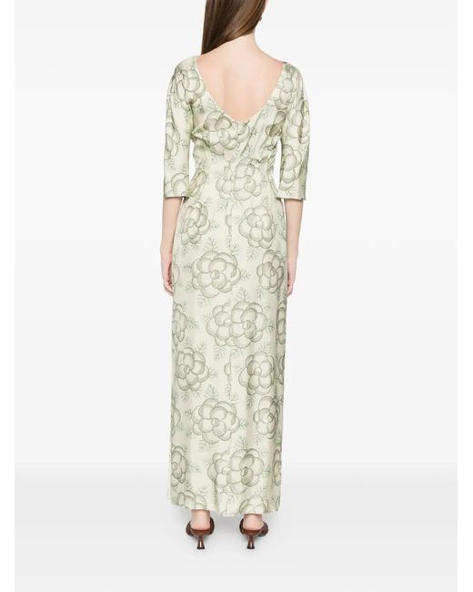 Marni White Viscose-Ray Dress