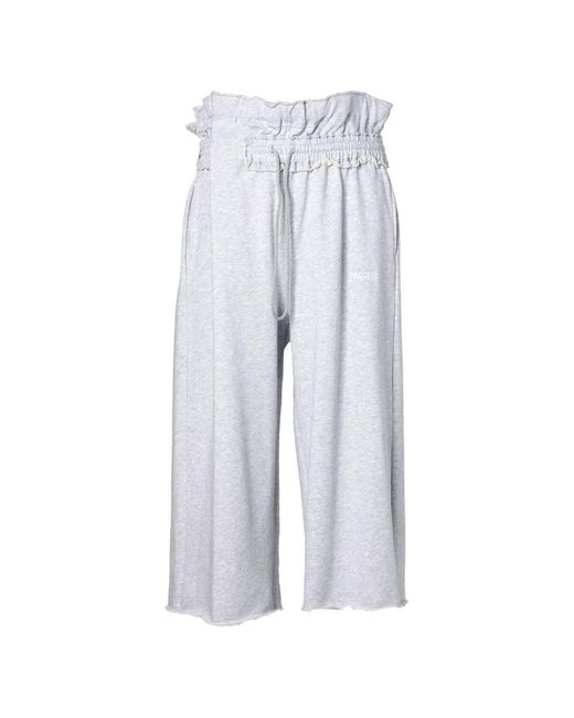 Magliano White Provincia Pinocchio Logo-Embroidered Shorts for men