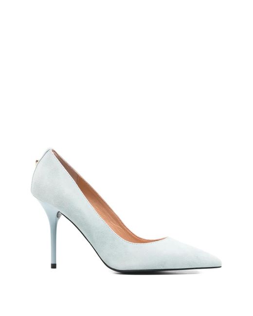Love Moschino White Half Heel Shoes