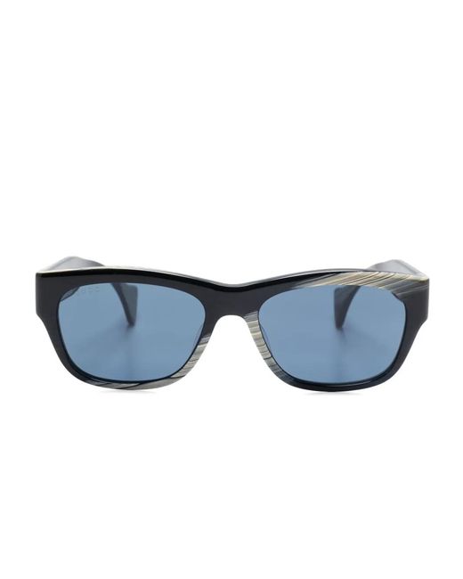 Gucci Blue Square-Frame Sunglasses for men
