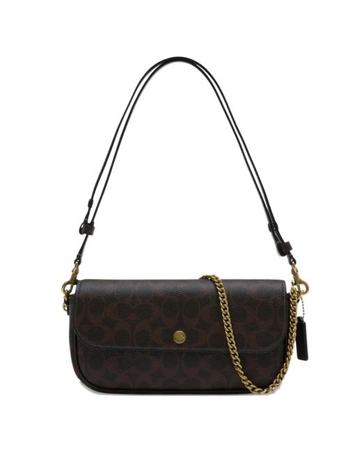 Brook Flap shoulder bag COACH de color Black