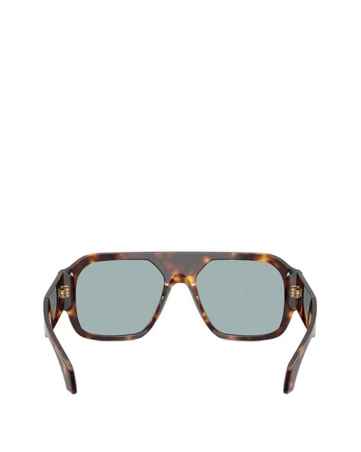 Versace Gray Squar- Frame Sunglasses for men