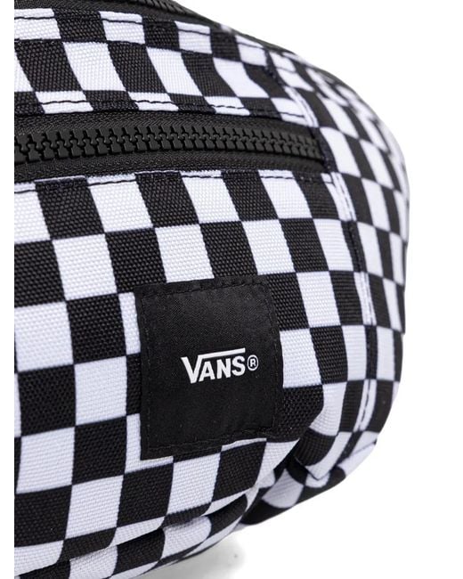 Vans White Checkered Belt Bag for men