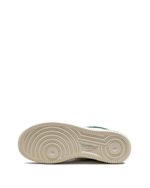 Nike White Air Force 1 Logo-embellished Leather Low-top Trainers