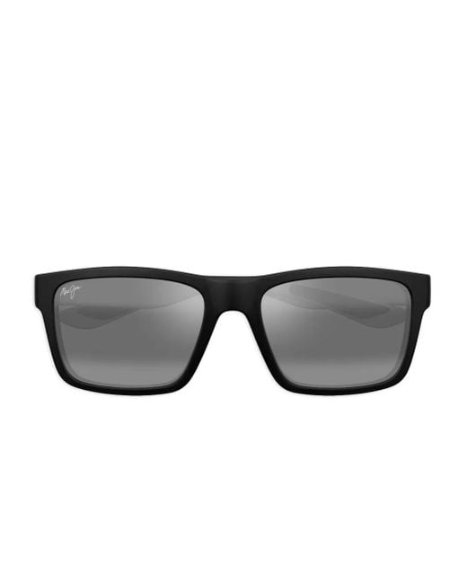 Occhiali Da Sole The Flats Squadrati di Maui Jim in Gray