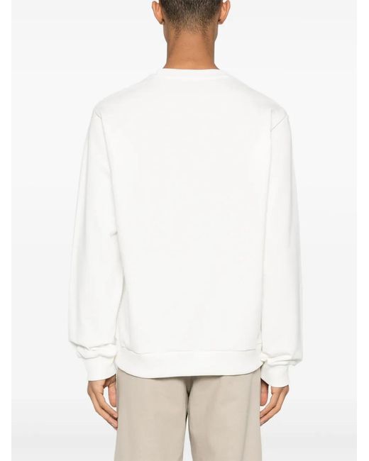 A.P.C. White Sweat Timothy Clothing for men