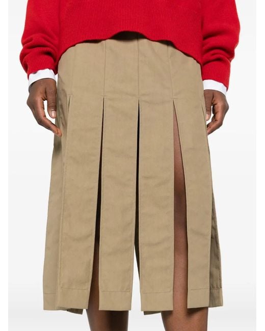Simone Rocha Natural Multi Slit Skirt