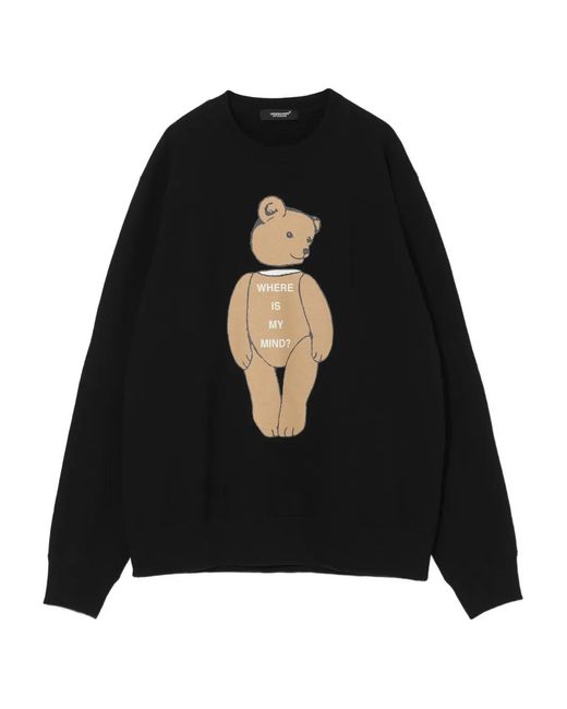 Undercover Black Bear Graphic Pullover for men