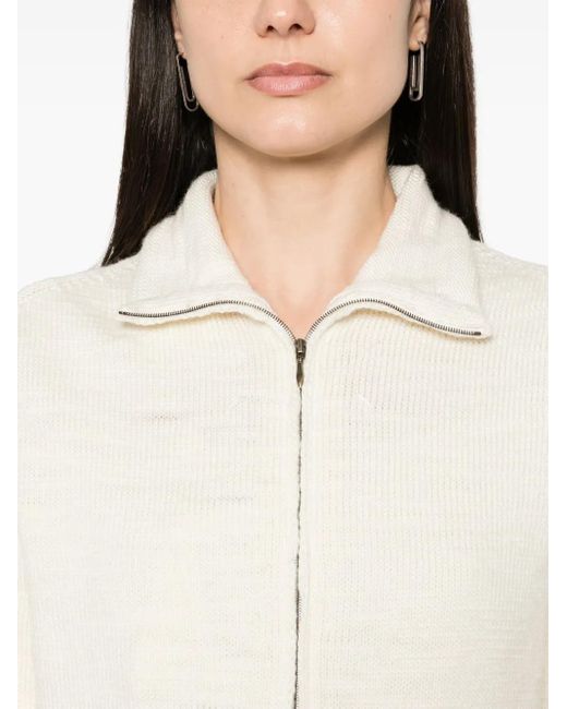 Maison Margiela Natural High-Neck Jumper