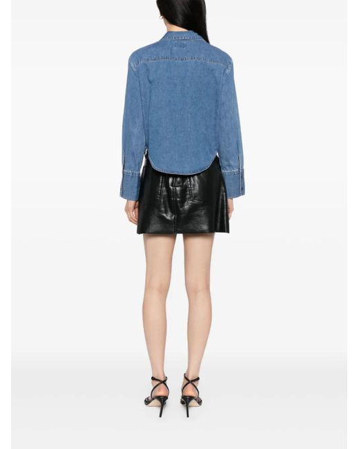 Haut Hannon Chambray Alice + Olivia en coloris Blue