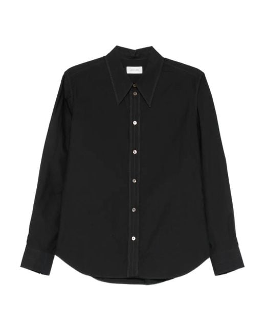 Lemaire Black Long-Sleeve Shirt