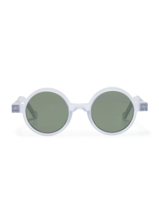 VAVA Eyewear Green Round-frame Tinted Sunglasses