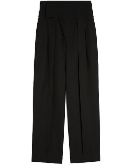 Jil Sander Black Tailored Trousers