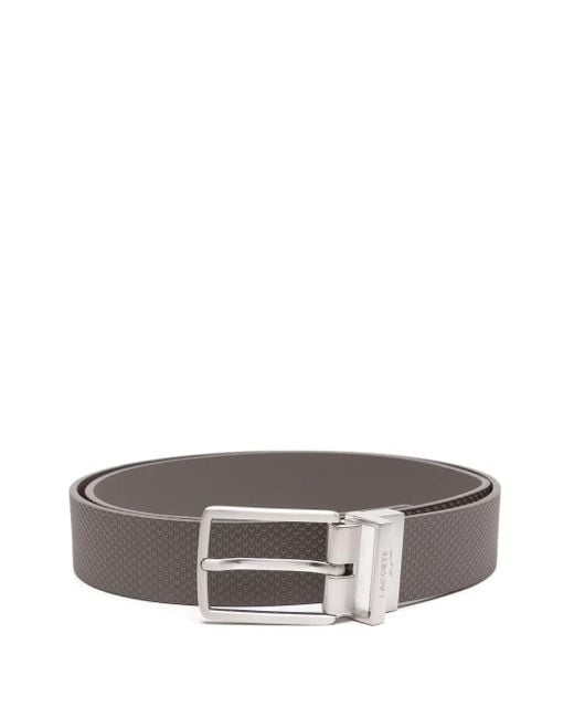 Cinturón Chantaco Reversible Lacoste de hombre de color Gray