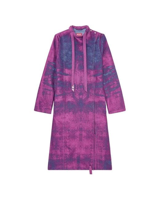 DIESEL Purple De-Delgar-Fsi Coat