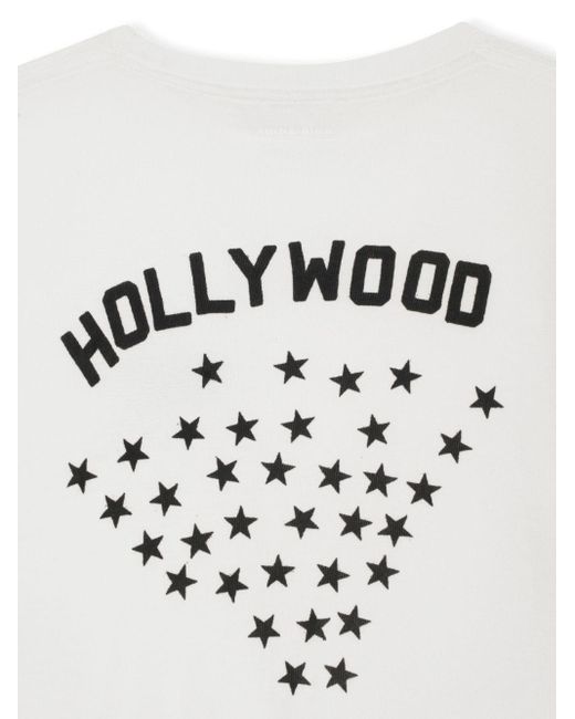 T-shirt con stampa Louis Hollywood di Anine Bing in White