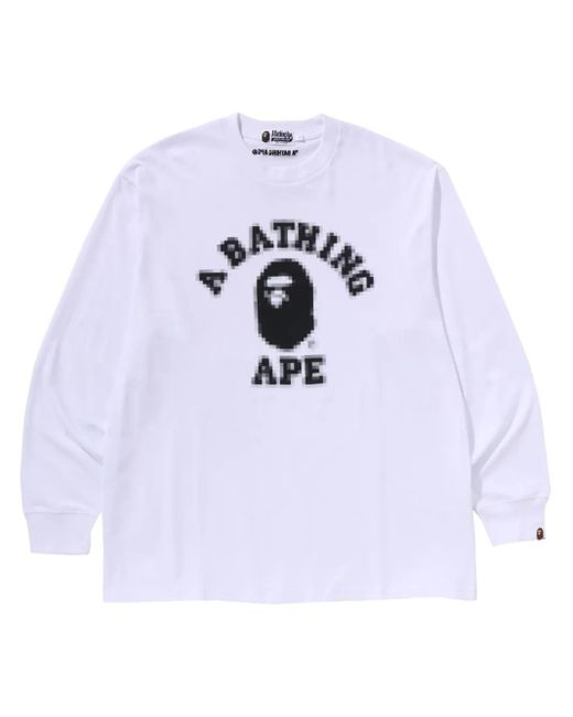 メンズ A Bathing Ape ロゴ スウェットシャツ Blue