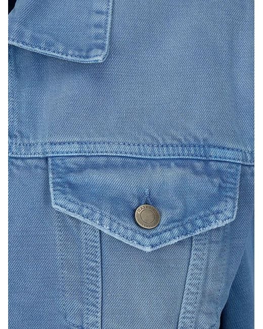 Haikure Blue Simon Buttoned Denim Jacket