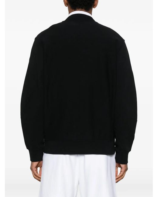 Givenchy Black Buttoned Bomber Jacket for men