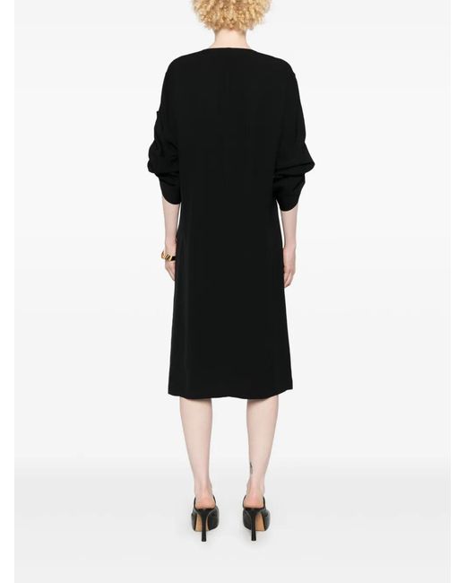 Loewe Black Pebble Midi Dress