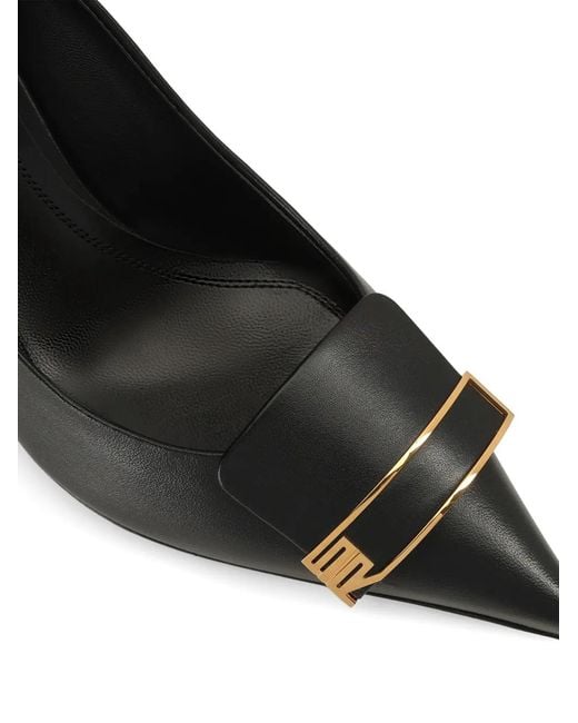Sergio Rossi Black Tone Detail Pumps