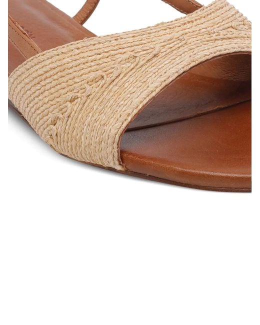 Angel Alarcon White Woven-Strap Buckle-Fastening Sandals