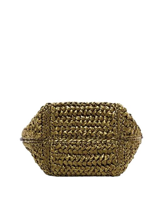 The Attico Metallic Via Dei Giardini 15 Tote Bag