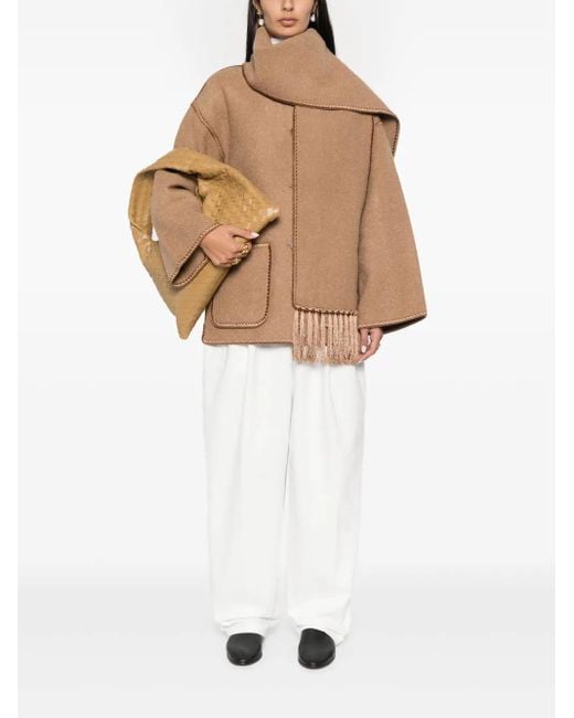 Totême  Brown Main Jackets Camel