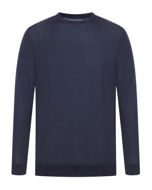 メンズ Kiton クルーネック セーター Blue