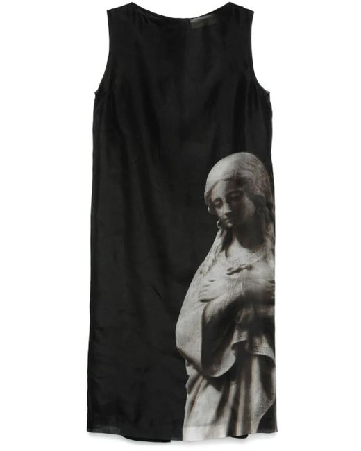 Vestido midi Roman Fendi de color Black