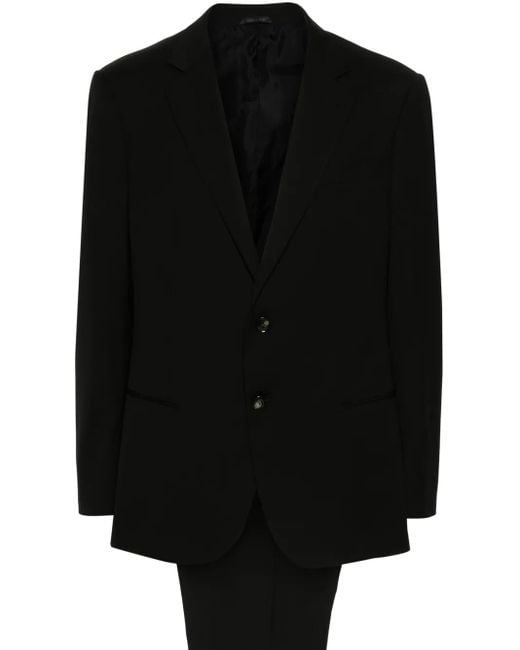 Giorgio Armani Black Wool Suit for men