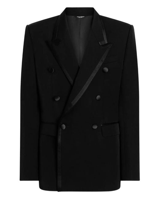 Veste Croisée Veste Homme Dolce Gabbana Veste Croisée En Velours - Main Image