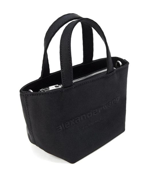 Alexander Wang Black Punch Mini Tote W/ Strap Bags