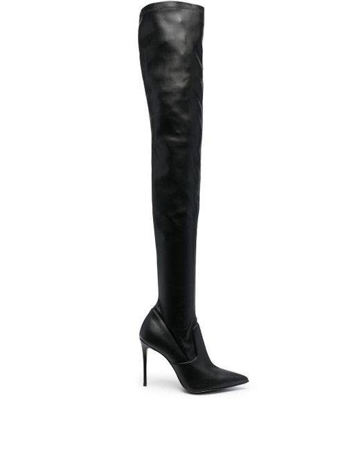 Le Silla Black Eva Thigh-high Leather Boots