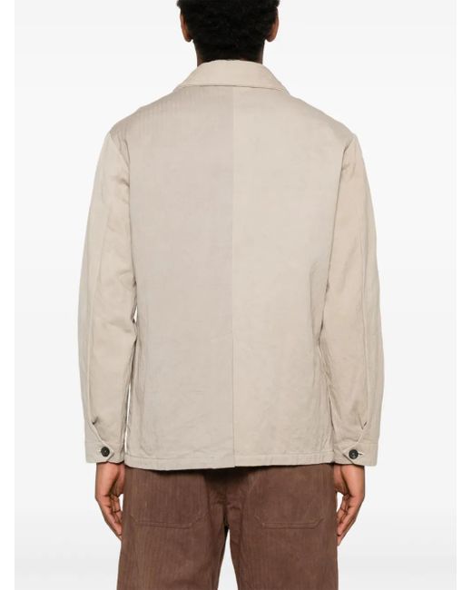 LOÏS DIONISIO Jacke mit Kontrasteinsätzen in Natural für Herren