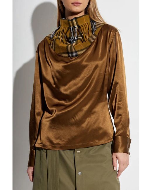 Burberry Brown Blouses