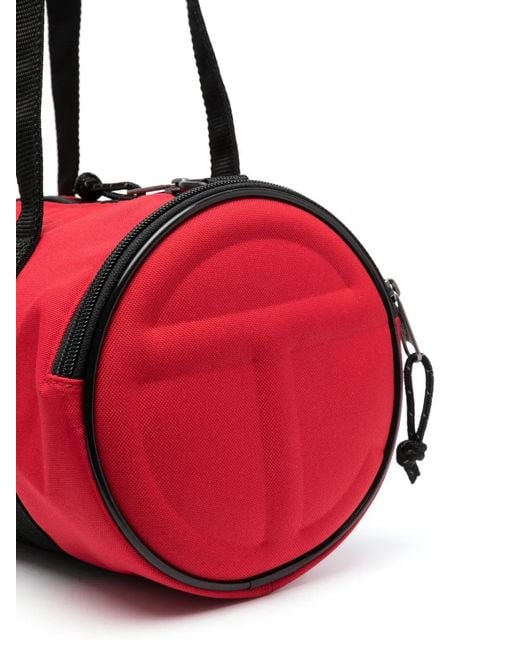 Eastpak Red X Telfar Debossed-Logo Messenger Bag