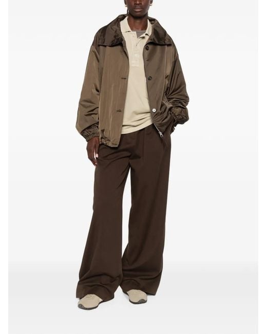 Marc O' Polo Brown Elasticated-Hem Jacket