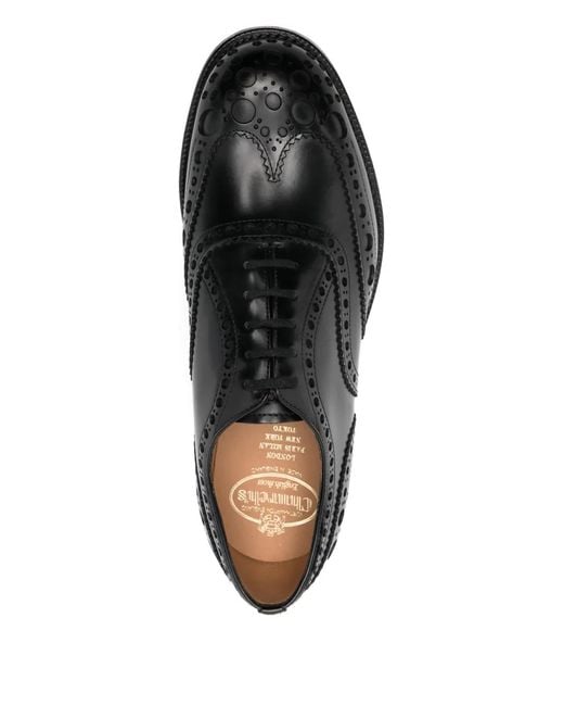Church's Black Burwood Special Oxford Shoes for men