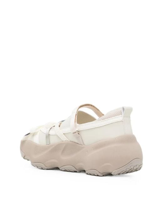 Rockfish White Bow-Detail Touch-Strap Trainers