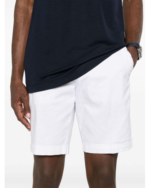 Shorts con applicazione logo di Boss in White da Uomo