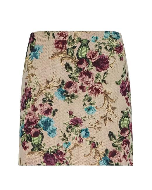 L'Agence Natural Marseile Floral Mini Skirt