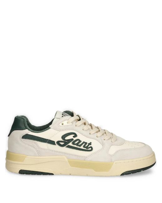 メンズ Gant ロゴパッチ スニーカー White