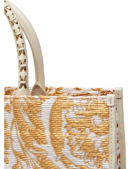 Versace Metallic Large Barocco Athena Tote Bag