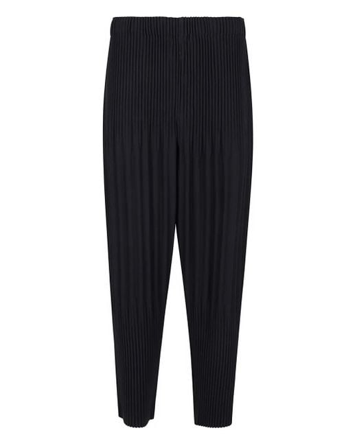 Homme Plissé Issey Miyake Black Pleated Pants