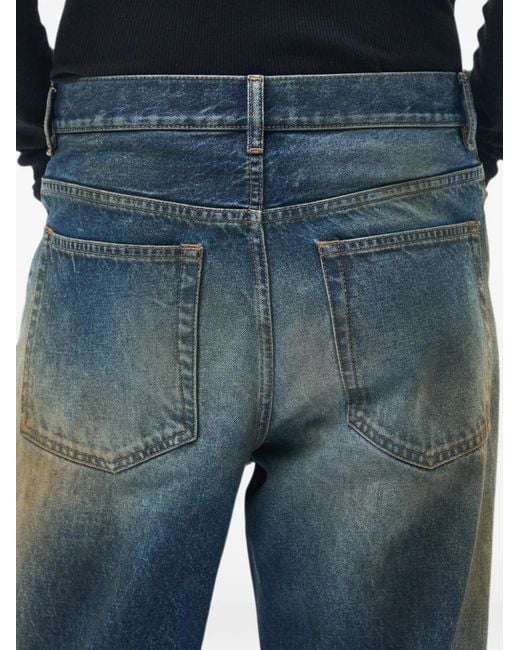 Ann Demeulemeester Blue Modest Faded Flared Jeans for men