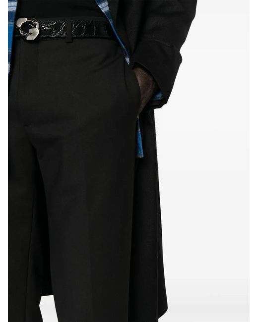 Off-White c/o Virgil Abloh Black Straight-Leg Tailored Trousers for men