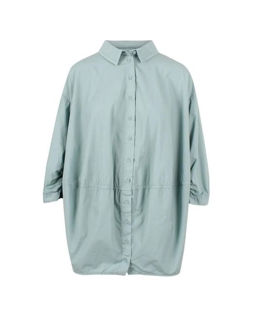 Ralph Lauren Blue Buttoned Mini Shirt Dress